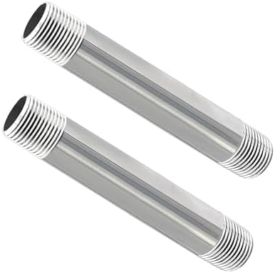 GeilSpace 3/4" x 6" 304 Stainless Steel Nipple Pipe Fitting, NPT Threaded