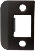 QCAA Solid Brass Extended Lip Strike, 1-1/2"X2-1/4", Oil-Rubbed Bronze, 1 Pack, Made in Taiwan