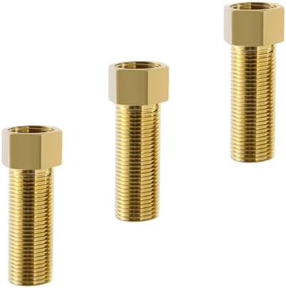 1/2" Extension Brass Pipe Fitting NPT 70 mm（3PCS）