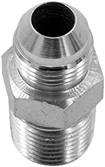 1/2" JIC 37 Male x 1/2" NPTF Male Pipe Steel Adapter Flared Tube Fitting Pipe Connector 2404-08-08