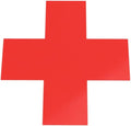 X's 4" x 4" x 1" (40/Pack) Red