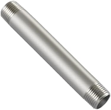 Beduan Stainless 3/4 NPT Male Threaded 16" Length Nipple Pipe Fitting
