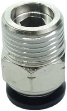 CDQBWQDJT 10 Pcs Pneumation Fitting 3/8" Tube OD Push To Connect X 3/8 NPT Pipe Male Connector