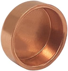 Joywayus 5PCS Plumbing 1-1/4" Solder Copper Pipe End Cap, Pressure Sweat Plug Socket Pipe Fitting Solder Connection