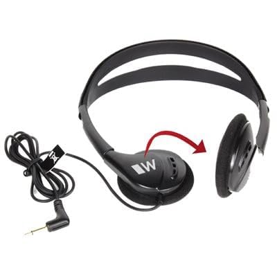 Pocket Talker Ultra Duo — Personal Hearing Amplifier with Folding Headphone & Single Mini Earbud, Mic & 12‑ft TV Cord, 200‑Hr Battery, Tone & Volume Controls
