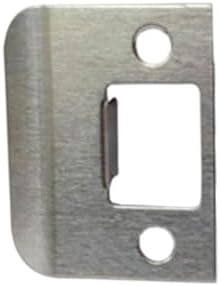 QCAA Stainless Steel Extended Lip Strike, 1-3/4''X2-1/4", Satin Nickel, 1 Pack, Made in Taiwan