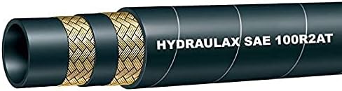 SAE 100R2AT Hydraulic Hose 2-Wire R2 Steel Wire Reinforced (3/8" ID, 50 Ft)