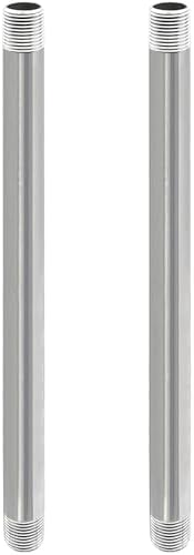 GeilSpace 3/4" x 16" 304 Stainless Steel Nipple Pipe Fitting, NPT Threaded