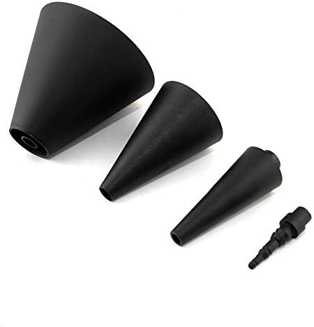 Exhaust Cone, Smoke Machine Leak Detector Exhaust Intake Boot Adapter Diagnostics for Automotive Smoke Testers