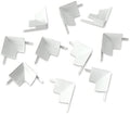 InstaTrim Inside Corners - 10 White 1/2" Wide Trim Inside Corner Pieces - Trim for Inside Corners - Paintable
