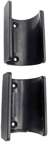 StealthMounts Caulk Tube Holder - 4 Pack | Caulk Tube Storage Rack Mount for Silicone/Mastic/Adhesive Tubes | Caulk Holder | Grease Tube Holder | Caulk Storage | Caulk Tube Storage | Made in The UK