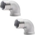 3/4'' NPT Stainless Steel Elbow Fitting, 90 Degree Elbow, 2 Pc