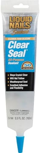 Liquid Nails 5.5 oz Clear Seal All-Purpose Sealant