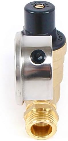 U.S. Solid 3/4" GHT RV Water Pressure Regulator, Adjustable Lead-Free Brass Water Regulator Valve with Gauge & Filter for RV, Camper & Garden Hose(20-PACK)