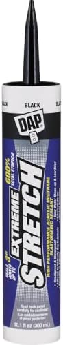 DAP Extreme Stretch Acrylic Urethane Premium Elastomeric Sealant, Black, 10.1 Oz (7079818713)
