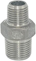 3/8" x 1/4" Male Threaded Reducing Nipple Fitting/Adapter,Stainless Steel SS304 NPT Pipe Hex Reducer