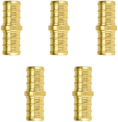 SUNGATOR 5-Pack 1/2 Inch PEX Coupling Fittings