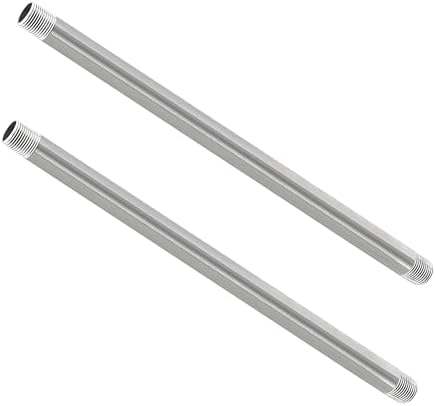 GeilSpace 1/2" x 42" 304 Stainless Steel Nipple Pipe Fitting, NPT Threaded
