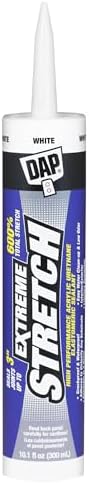 DAP 18715 12 Pack 10.1 oz. Extreme Stretch Premium Crackproof Elastomeric Sealant, White
