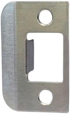 QCAA Stainless Steel Extended Lip Strike, 1-1/2"X2-1/4", Satin Nickel, 1 Pack, Made in Taiwan