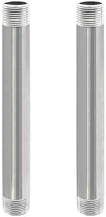 GeilSpace 3/4" x 8" 304 Stainless Steel Nipple Pipe Fitting, NPT Threaded