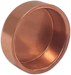 Joywayus 1PCS Plumbing 2" Solder Copper Pipe End Cap, Pressure Sweat Plug Socket Pipe Fitting Solder Connection