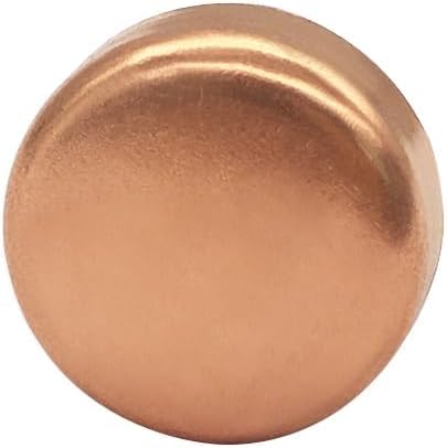 Joywayus 10PCS Plumbing 5/8" Solder Copper Pipe End Cap, Pressure Sweat Plug Socket Pipe Fitting Solder Connection