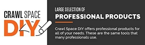 CrawlSpace-DIY - 12 Pack Vapor Barrier Tape, 4" x 180' PE 12mm Polyethylene Tape, Moisture Barrier Seal and Seam, Insulation Tape for Crawl Space Vapor Barrier, Marine & More