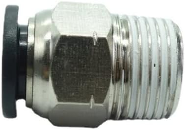 CDQBWQDJT 10 Pcs Pneumation Fitting 3/8" Tube OD Push To Connect X 3/8 NPT Pipe Male Connector