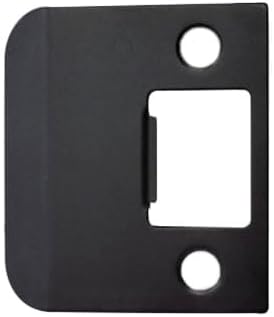 QCAA Solid Brass Extended Lip Strike, 2''X2-1/4, Oil-Rubbed Bronze, 1 Pack, Made in Taiwan