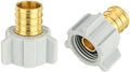 2-PACK EFIELD 3/4" Pex x 1/2"Female NPT Swivel Adapter(PEX1807305-2)