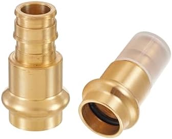 2Pcs EFIELD 3/4"Copper Press x PEX-A Coupling Adapter(PEX1960186-2)