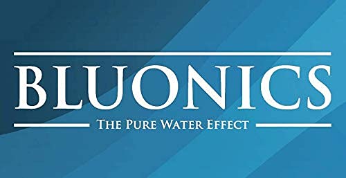 Bluonics Reusable Spin-Down Sediment Pre-Filter for Whole House City & Well Water, 40 Micron, Includes 1" and 3/4" NPT Adapters