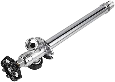 EFIELD 8-inch Anti-Siphon Frost Free Sillcock 1/2" MIP X 3/4" Hose Bibb,Chrome Plated, 8 Inch Length,(SILLCOCK016)