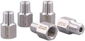 Forged Reducer Adapter Fitting - Stainless Steel 304 Reducing Pipe Connector, 1/4" NPT Female x 1/4" NPT Male (pack of 5)
