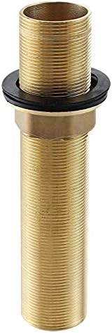 Faucet Fittings Nipple Locknut Kit Extension Threaded Pipe Longer Mounting Shank Single Hole 5.9inch length