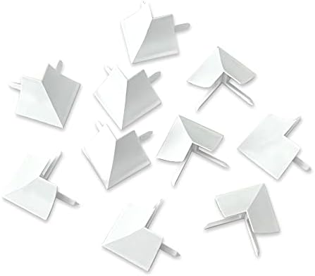 InstaTrim Outside Corners - 10 White 1/2" Wide Trim Outside Corner Pieces - Trim for Outside Corners - Paintable