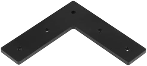 6 Pack Heavy Duty Flat L Corner Brace Bracket, Mending Plate for Wood