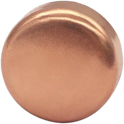 Joywayus 1PCS Plumbing 2" Solder Copper Pipe End Cap, Pressure Sweat Plug Socket Pipe Fitting Solder Connection
