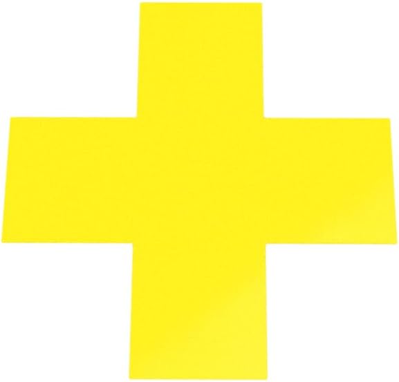 X's 6" x 6" x 2" (25/Pack) Yellow