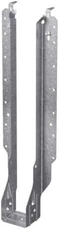Simpson Strong-Tie IUS2.06/11.88 I-Joist Hanger for 2-1/16 in. x 11-7/8 in. I-Joist, Galvanized Steel Face-Mount Hybrid Hanger with Snap-in Feature, Pack of 25