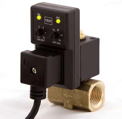 Standard Timer Drain 100-120V AC, IP65, 1/2" NPT, 4.0 mm Orifice, Analog, 250 PSI, 7.15 GPM – Automatic Condensate Removal (520-4N110D10B)
