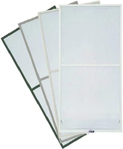 Metro Screenworks Custom Window Screens Fully Assembled and Ready to Install - Window Screen Replacement for House, (Almond) Pre-Framed Mesh Replacement Window Screens, Home, Patio, & More