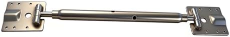 Adjustable Wall Brace，Concrete Turnbuckle Form Aligner，Secure Column & Wall Form Support，Kick Brace for Concrete Forms， Fast Bracing & Alignment，Ends Swivel 180 Degrees (14" - 25" Length)