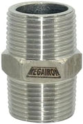 3/4" x 3/4" NPT Male Threaded Hex Nipple,Stainless Steel 304 Quick Coupler Pipe Fitting