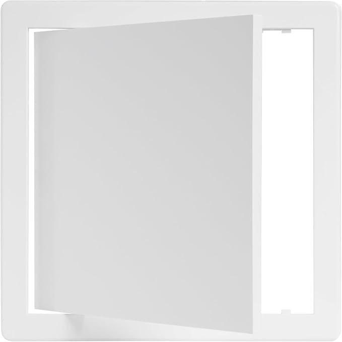10 x 10 White Plastic Access Panel. Service Shaft Door Panel. Plumbing, Electricity, Heating, Alarm Wall Access