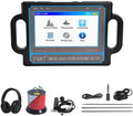 PQWT CL400 Water Leak Detectors for Home and Outside Wall Water Pipe Detector Acoustic Pipeline Leakage Detection Kit Professional Sensor Noise Reduce Headphone LCD Touchscreen Carry Case 4 Meters