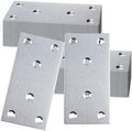50PCS Flat Metal Brackets, 4" 304 Stainless Steel Mending Plates