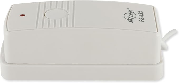Skylink FS-433W Wireless Flood Water Leak Alert Alarm Safety Protection Security Sensor | Affordable, Easy to install DIY Accessory for SC Series Systems