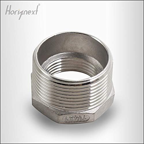 Reducing Bushing Pipe Adapter 1-1/4 MIP x 1 FIP, 304 SS，1 Pc